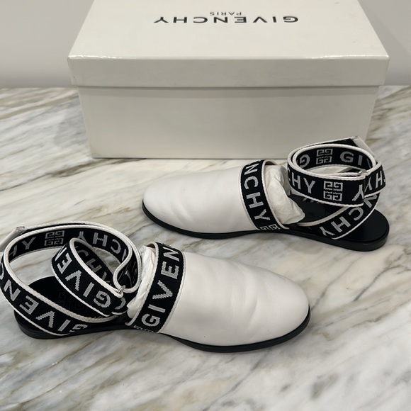 GIVENCHY STRAP MULE WHITE/BLACK 36 6 - Picture 5 of 7